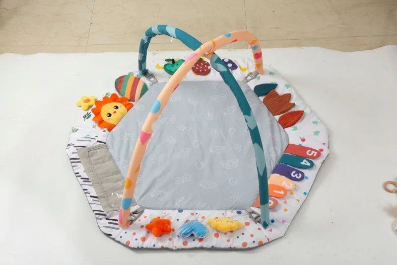 Large Baby Play Gym Mat Sensory Toys 0-18 Months Tummy