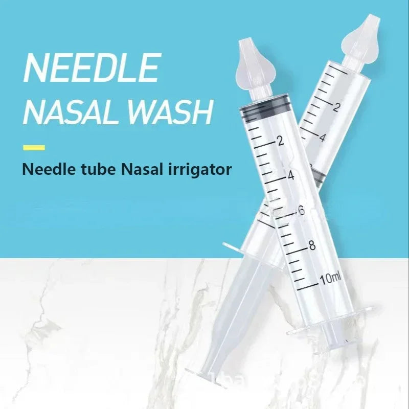 Aspirator Syringe Baby Nose Needle Tube Baby Nasal - material close-up