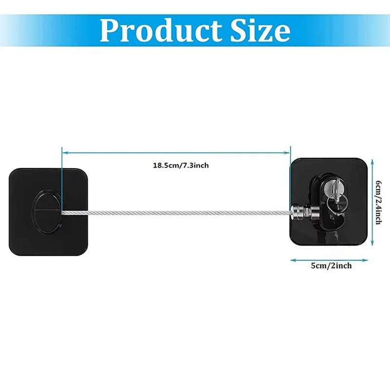Baby Safe Refrigerator Lock Key Code Lock Baby Safety - feature close-up
