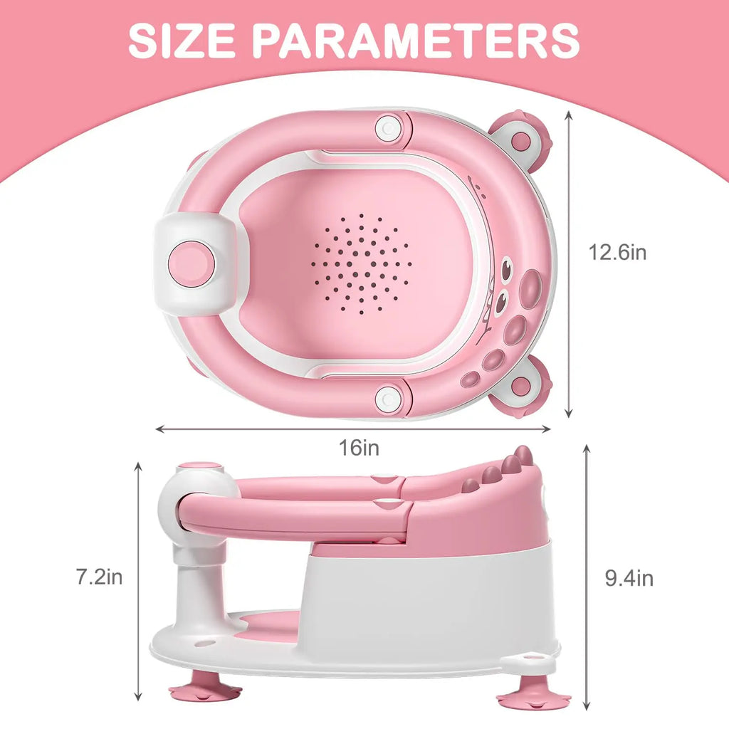 Baby Bath Seat with Non-Slip Suction Cups & Soft Cushion - lifestyle in-use