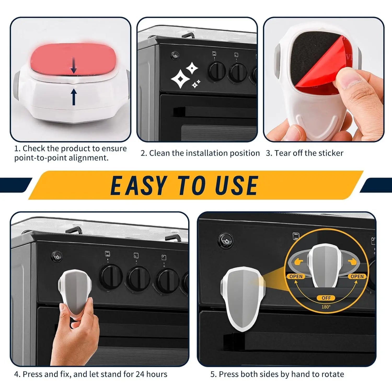 Baby Oven Door Lock Kitchen Child Safety Locks Kids