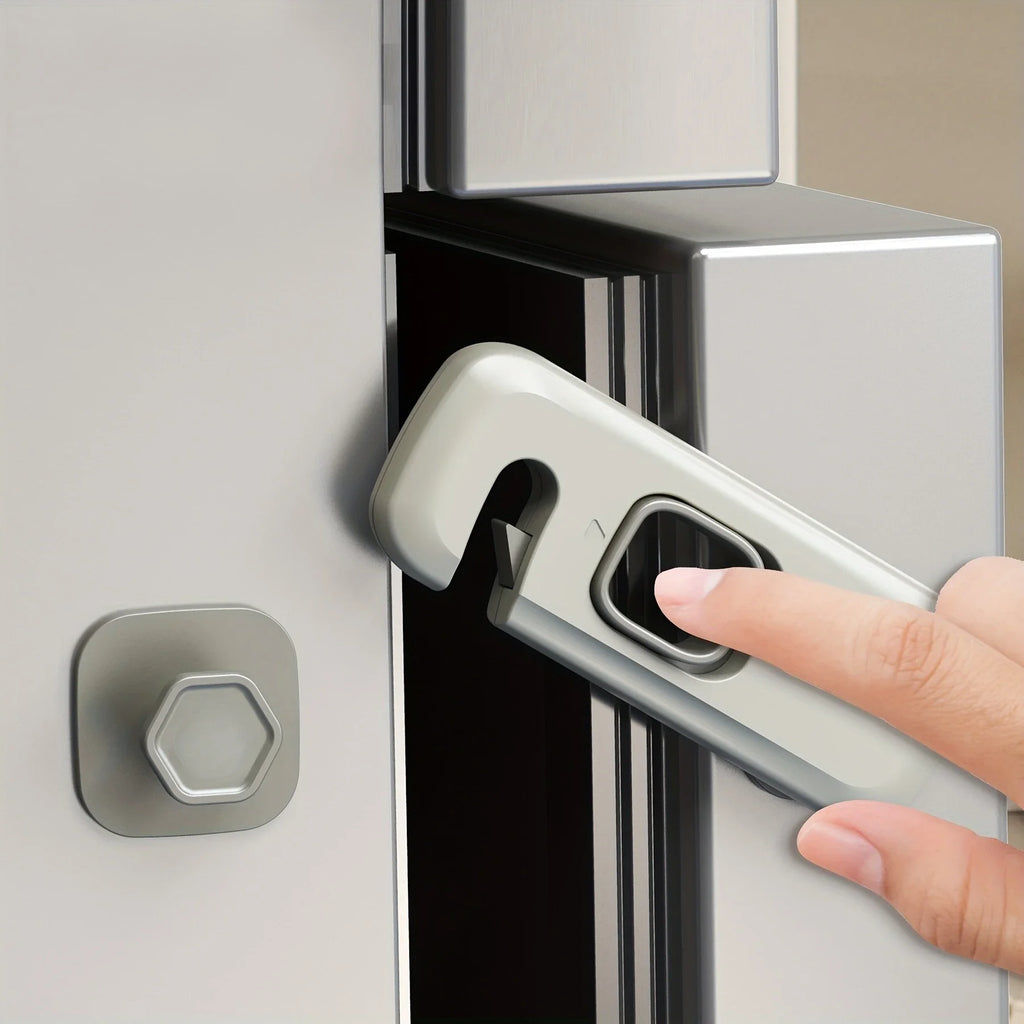 2PCS Storage Cabinet Security Universal Lock - top-down view