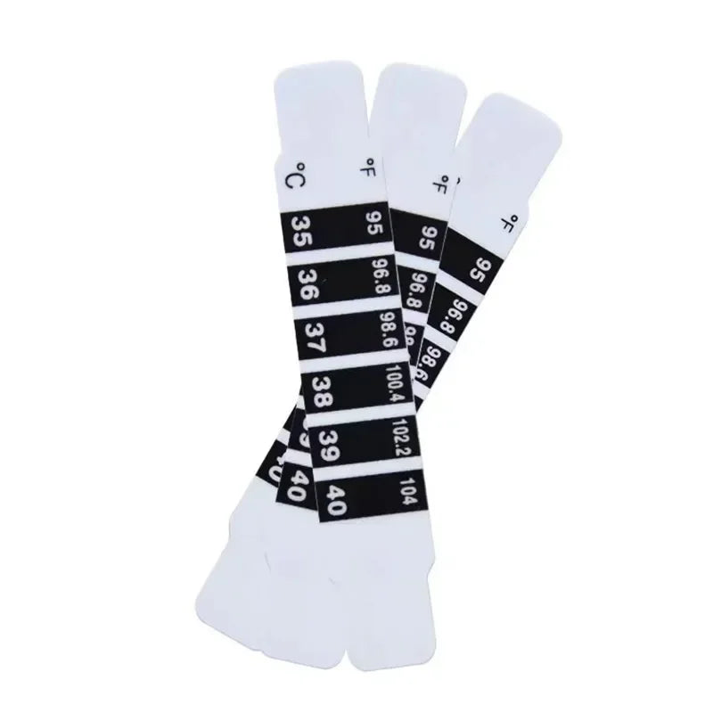 10 20Pcs Forehead Head Strip Thermometer Water Milk