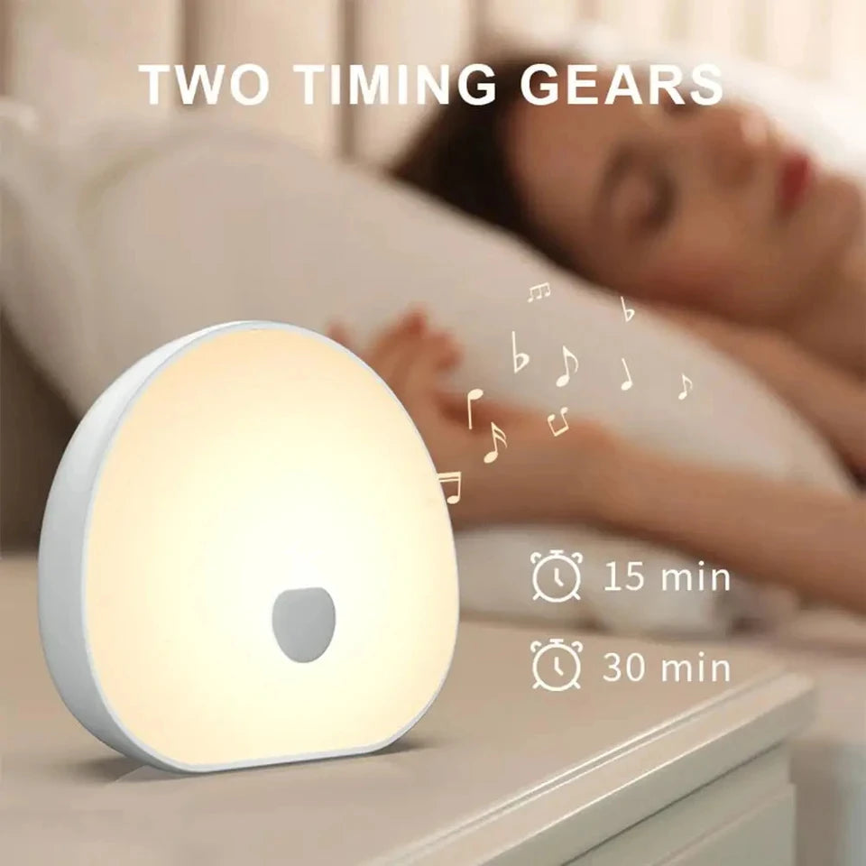 RGB Sleep White Noise Machine Soothing Sound Touchable - front view