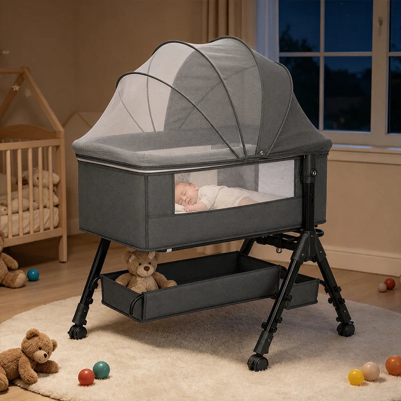 Baby Bassinet Bedside Sleeper - front view