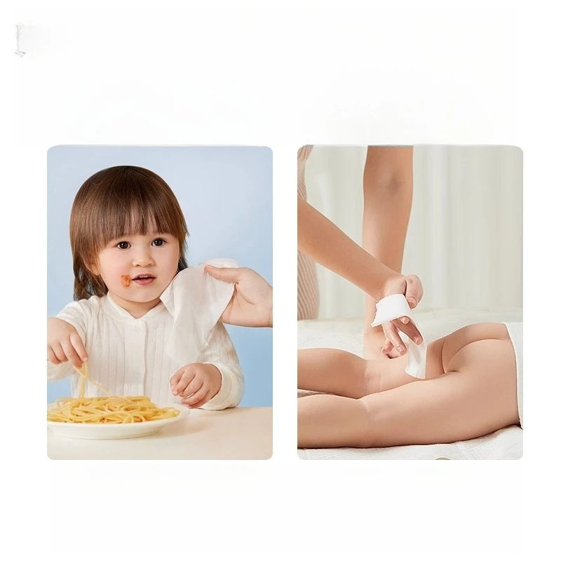 Baby Soft Wipes Non-wet Wipes Thickened Soft Baby Hand - feature close-up