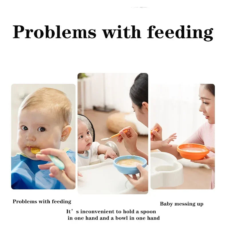 Safe Useful Silicone Baby Bottle Spoon Food Supplement