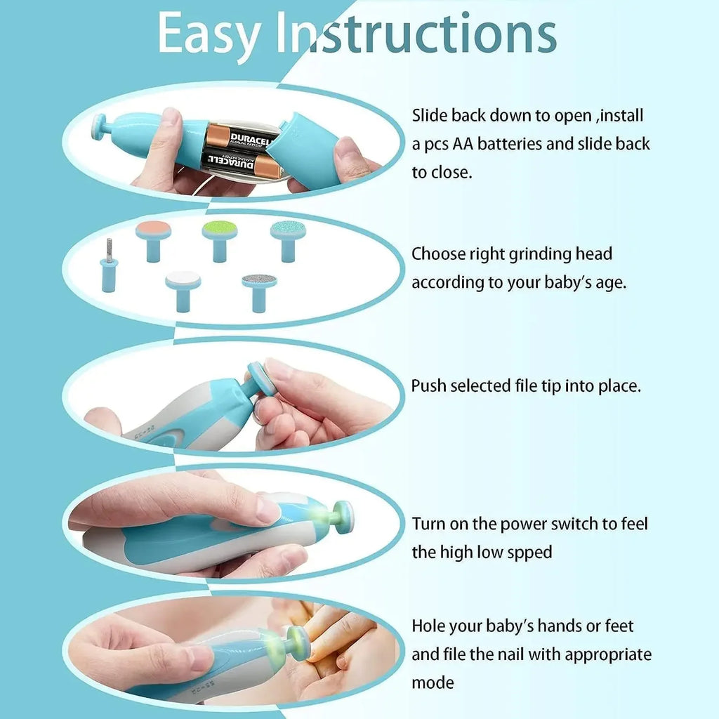 Multifunctional Electric Baby Cutter Trimmer Manicure