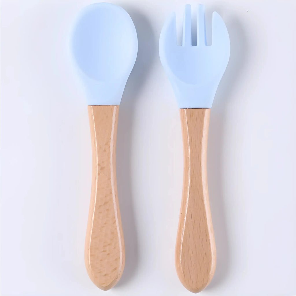 Baby spoon baby silicone soft spoon feeding water small