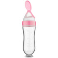 Squeezing Feeding Bottle Silicone Newborn Baby Training