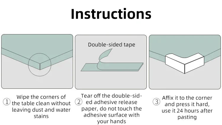 Baby Safety Silicone Protector Table Corner Edge
