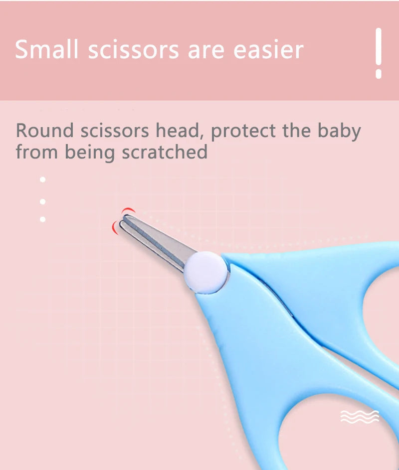 Multi-Piece Baby Health Hygiene Kit Grooming Health - side angle