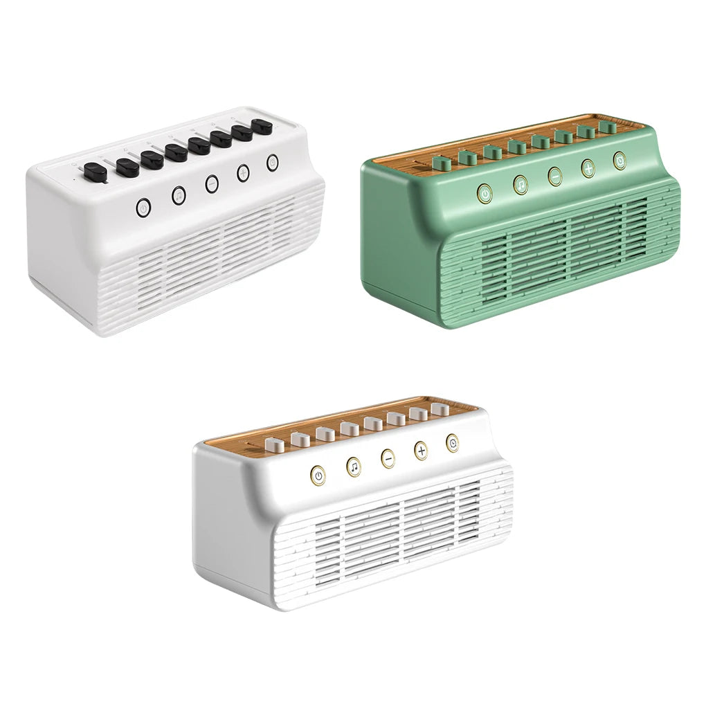 8 Natural Sounds Baby White Noise Sleep Machine - top-down view