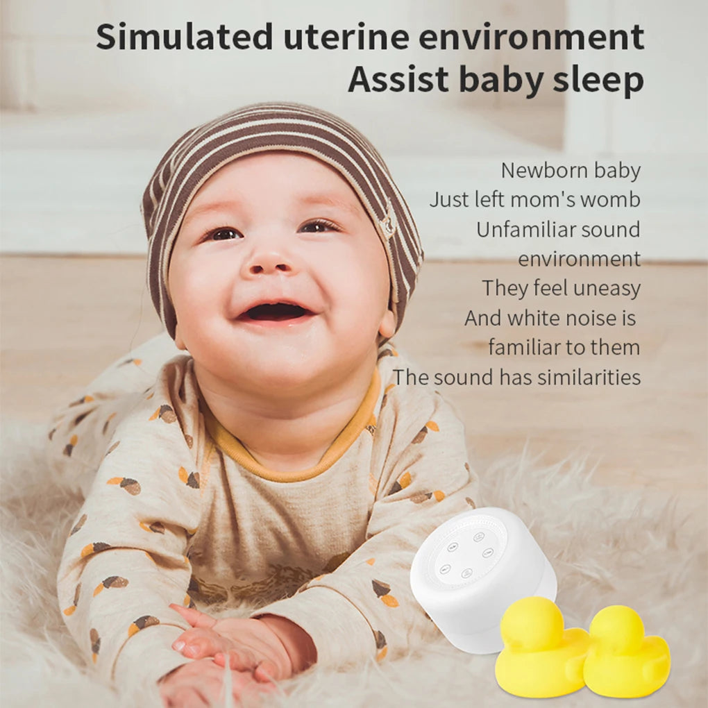 Baby White Noise Machines Night Light Sleeping - top-down view