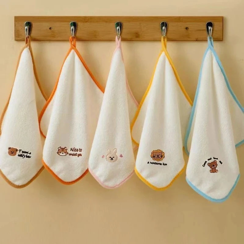 5pcs Baby Face Towels - lifestyle in-use