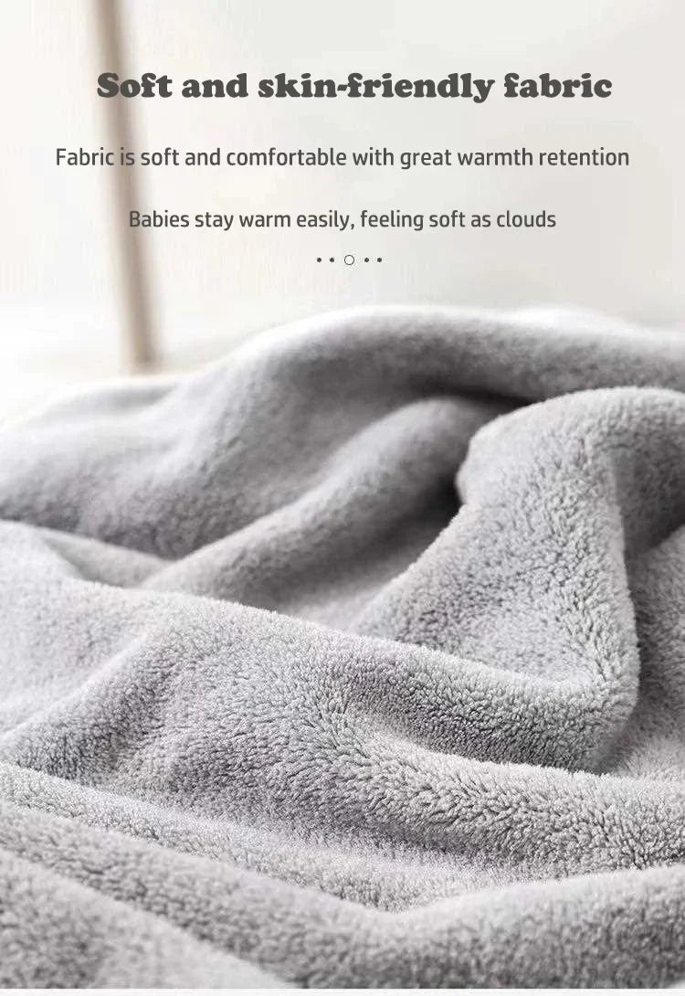 Coral fleece wearable blanket - set overview