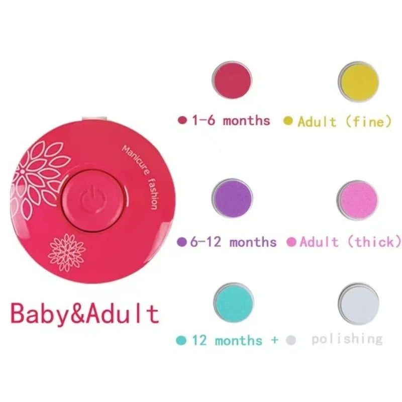 Electric Baby Nail Trimmer Kid Nail Polisher Tool