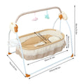 Electric Cradle Foldable Electric Baby Cradle w/ Music Dual Control