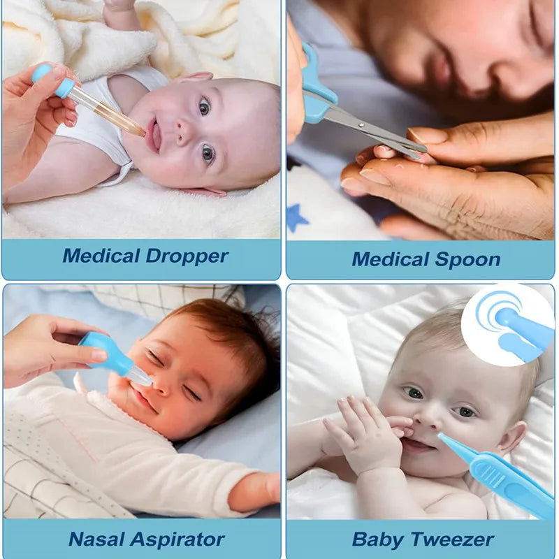 4 8 13pcs Newborn Daily Nail Care Kit Nail Clipper Tool