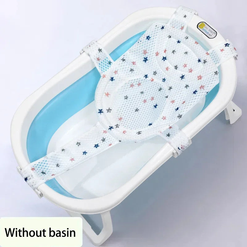 Baby Bath Net Mat Children Newborn Adjustable Bathtub - front view