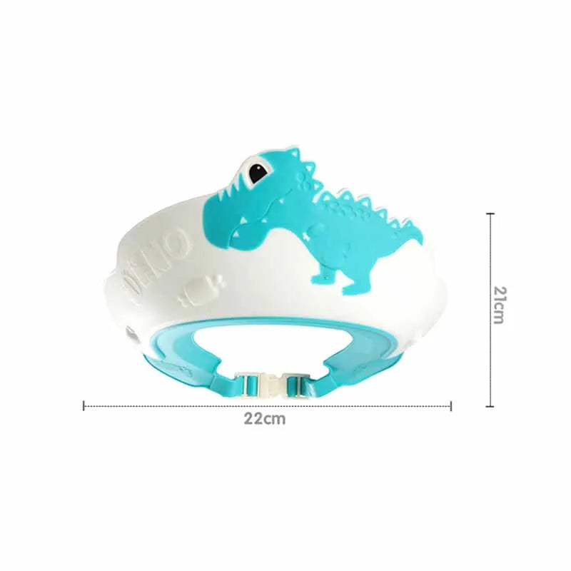 Safe Shampoo Shower Bathing Bath Protect Soft Cap Hat - top-down view