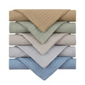 5PCS Soft Absorbent Gauze Cotton Baby Towels Wipe Face