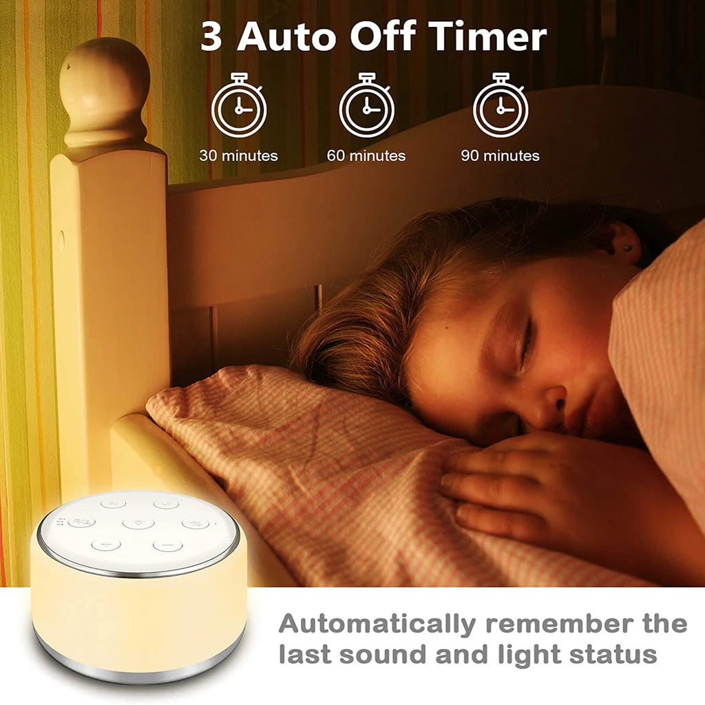Desktop White Noise Machine Sleep Sound Machine Baby - top-down view