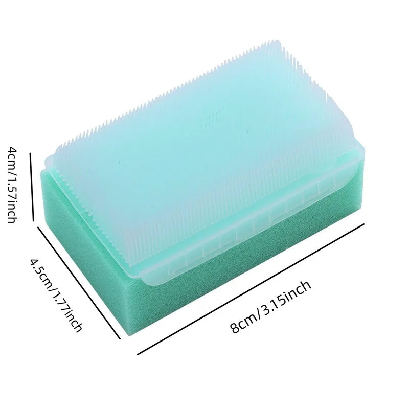 5pcs pack Children Sensory Brush Baby Bath Sponge Brush - lifestyle in-use