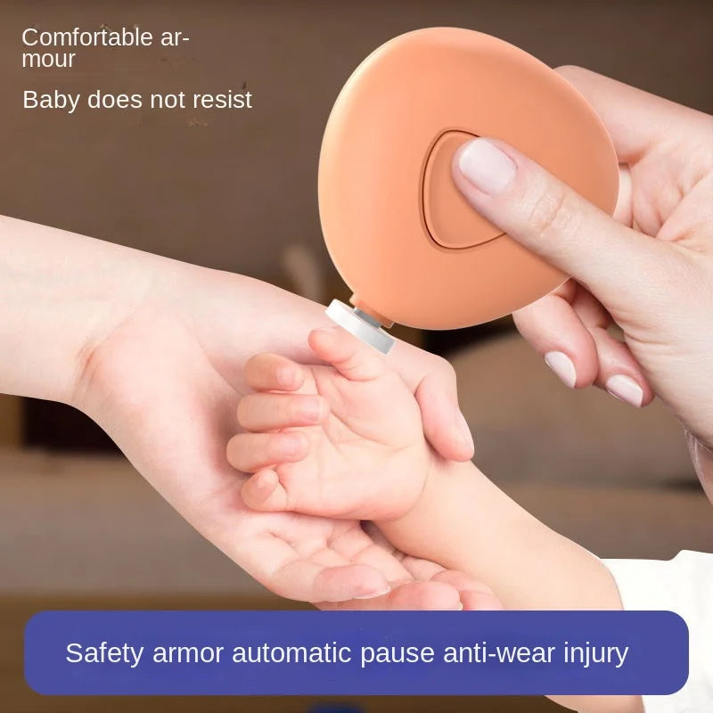 Baby Electric Nail Trimmer Kid Nail Polisher Tool Baby - top-down view