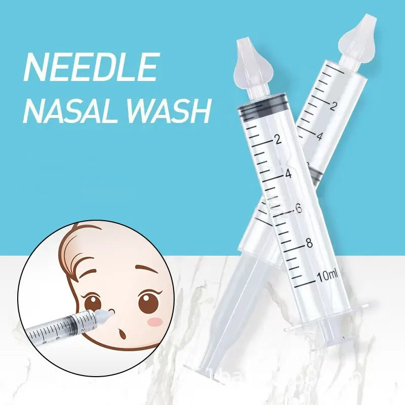 Baby Nose Cleaner 2Pcs Nasal Washer Needle Tube Washer - lifestyle in-use