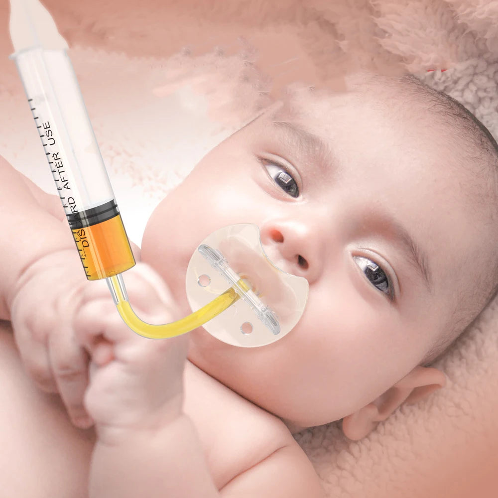 Baby Pacifier Medicine Dispenser Kit Oral Feeding - material close-up