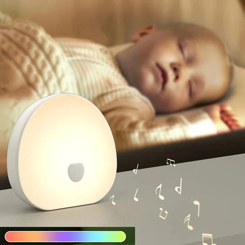 LED Sleep White Noise Machine Soothing Sound Touchable - front view