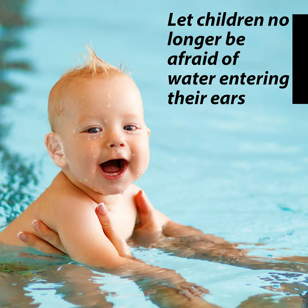 30pcs Baby Waterproof Ear Stickers Swimming Infant
