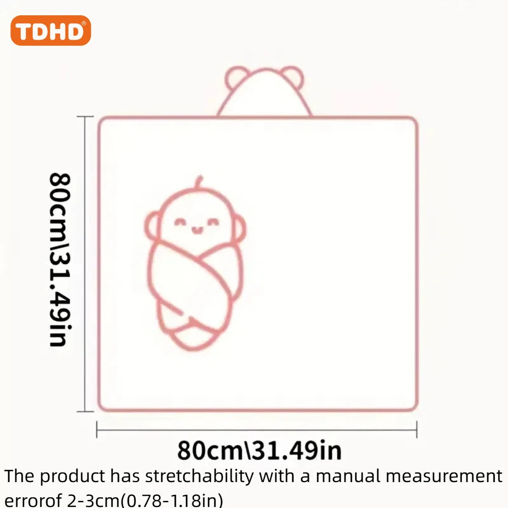 TDHD Hot Selling New Animal Hooded Baby Bath Towel Soft