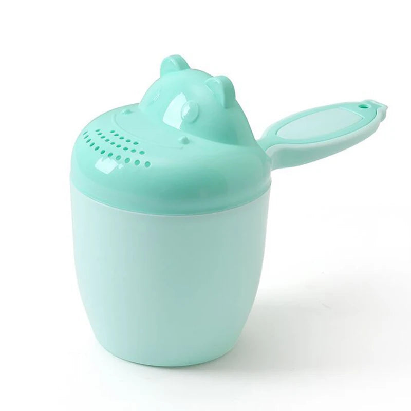 1PC Baby Cartoon Bear Bathing Cup Newborn Kid Shower