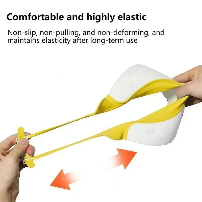 Safe Shampoo Shower Bathing Bath Protect Soft Cap Hat - size reference