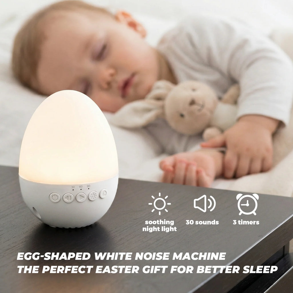 White Noise Machine Baby Cry Detection 30 Sounds Night - front view