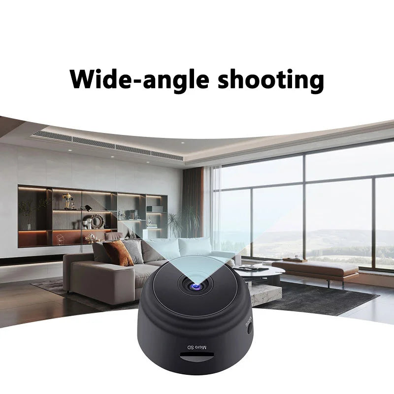 1080P HD Mini WiFi Camera Baby Monitor Indoor Safety