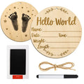 Baby Announcement Sign, 5.9 Inch - front view