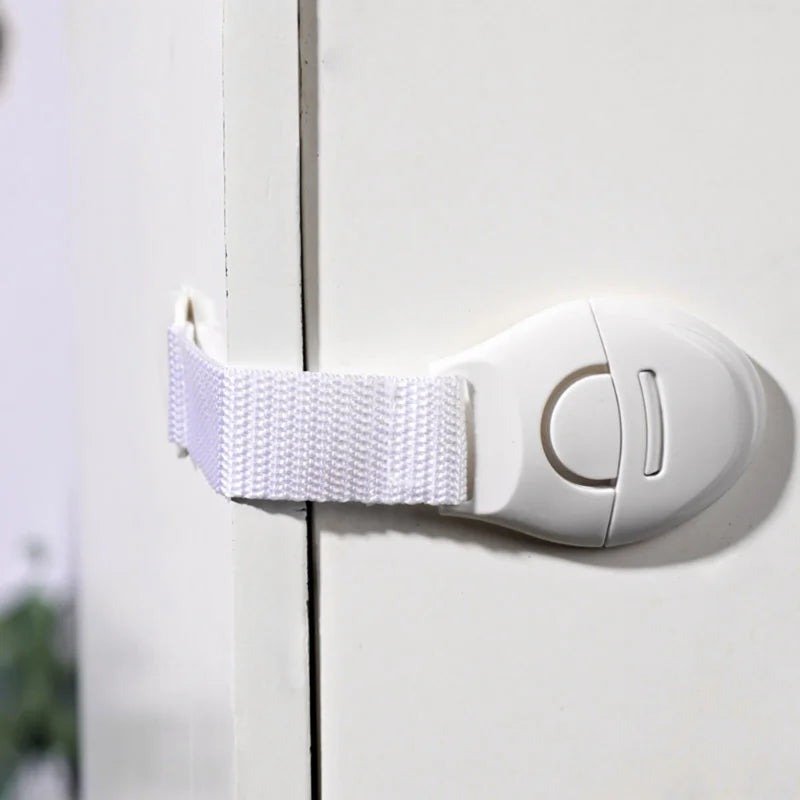 1 5 10pcs Child Safety Cabinet Lock Baby Proof Security - side angle