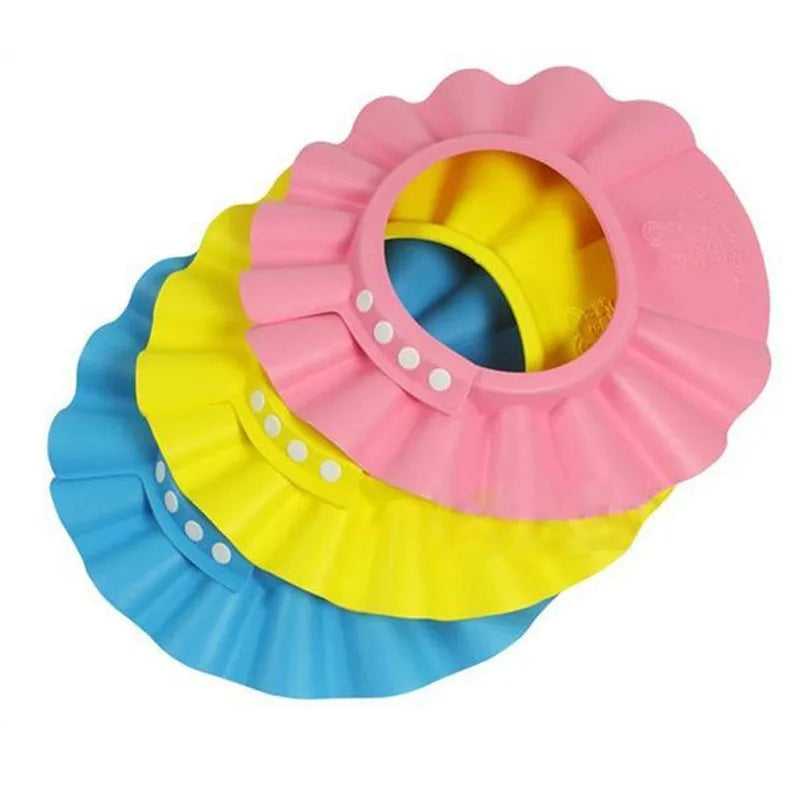 Adjustable Baby Shower Hat Toddler Kids Shampoo Bathing