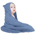Yoofoss Hooded Baby Towels Newborn 100 Muslin Cotton