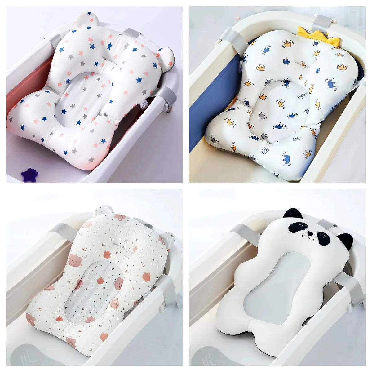 Baby Bathtub Pad Infant Ajustable Bath Support Seat Mat - detail view