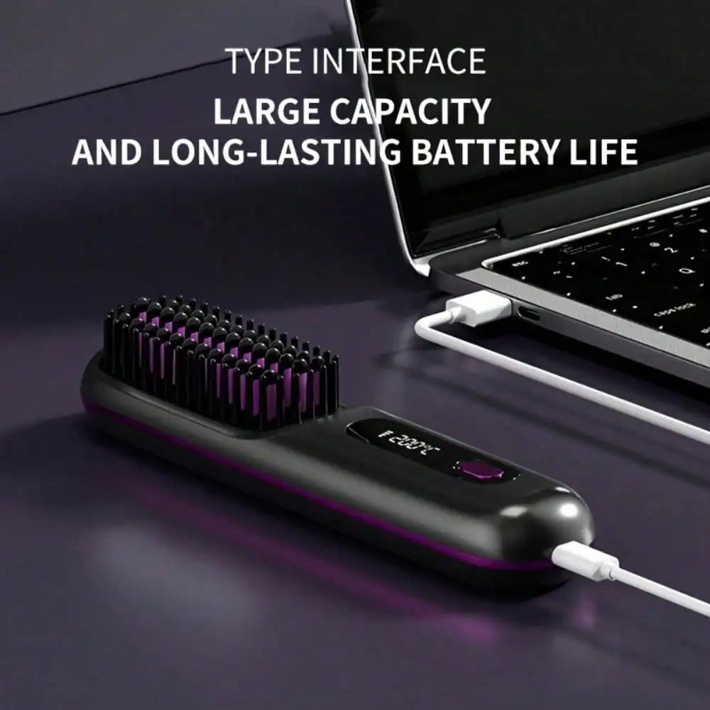 Straightener Brush - packaging view