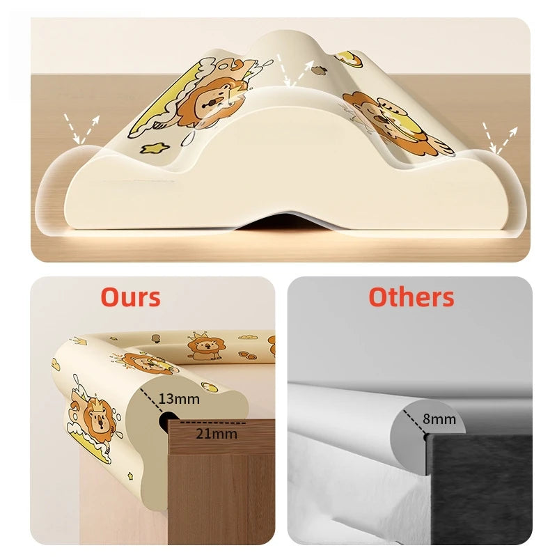 2M Baby Safety Protection Strip Cartoon Animal Foam - packaging view