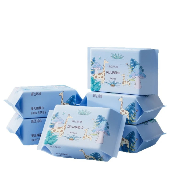 Baby Soft Wipes Non-wet Wipes Thickened Soft Baby Hand - set overview
