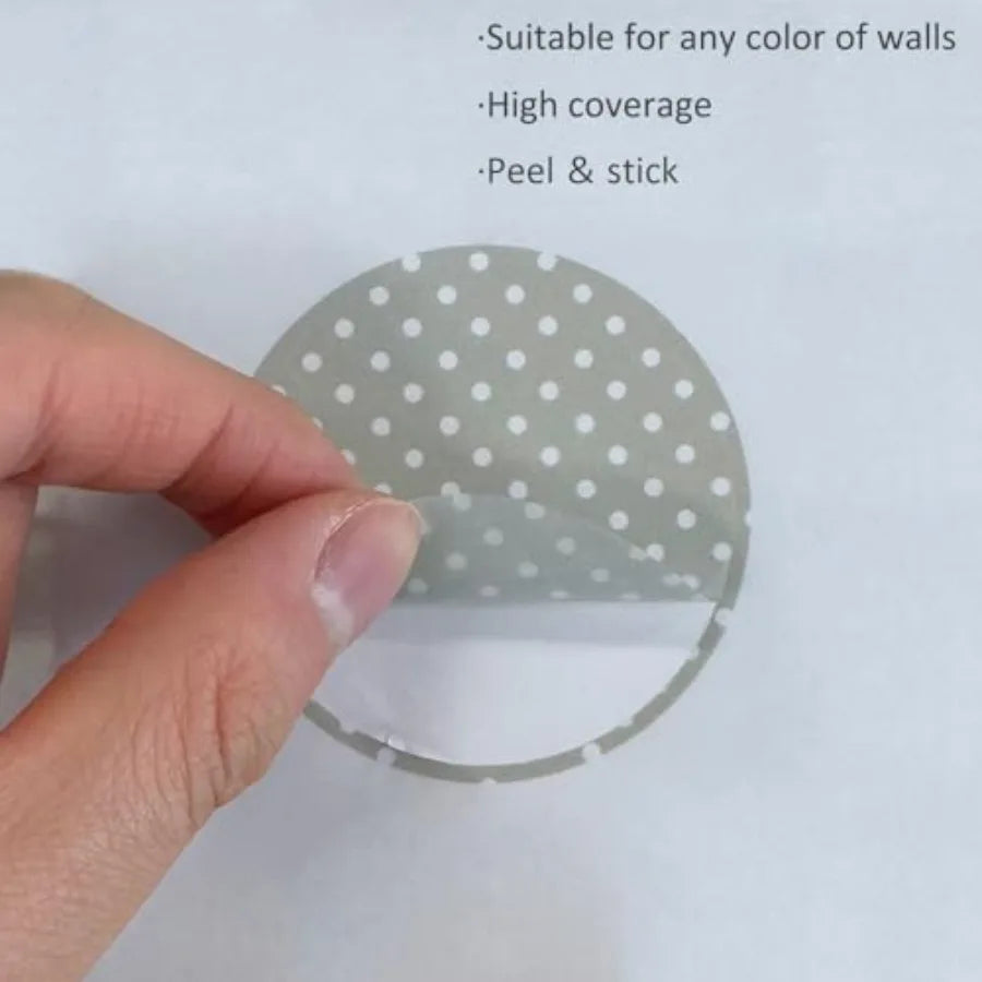 Boho Polka Dot Wall Decals 36 PCS - feature close-up