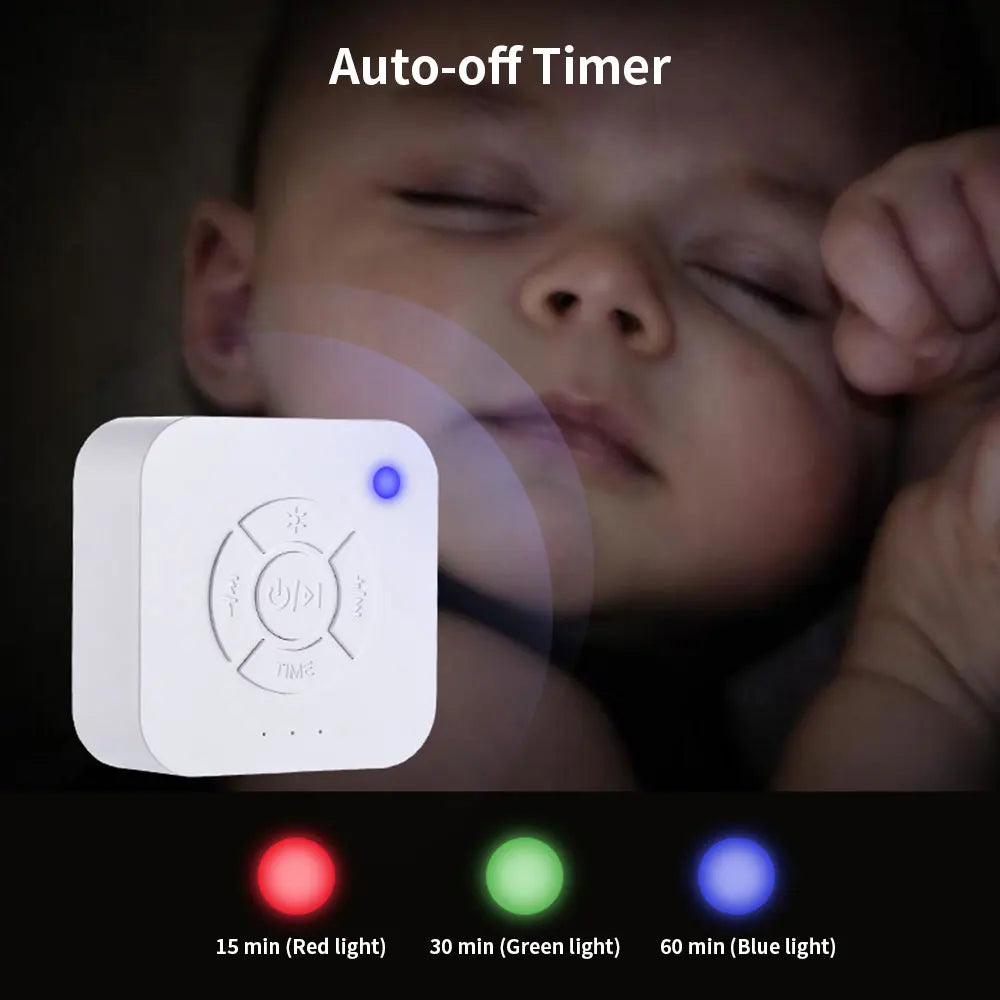 Mini White Noise Sound Machine Sleep Soother 9 Soothing