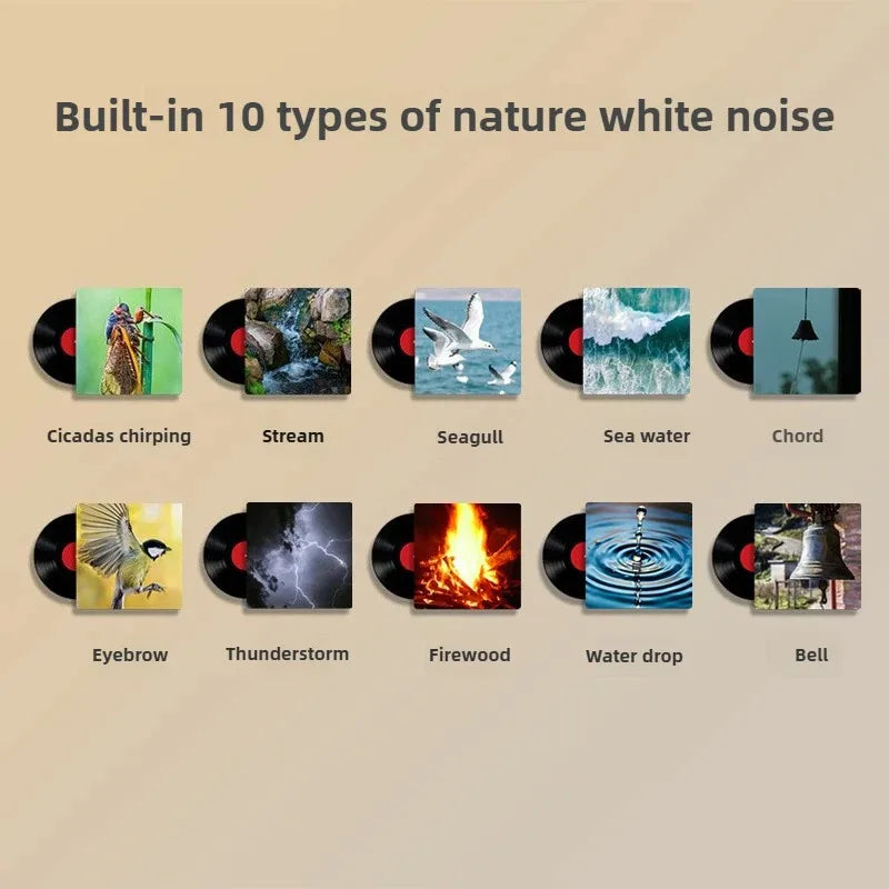 Sleep White Noise Machine Soothing Sound Touchable - packaging view