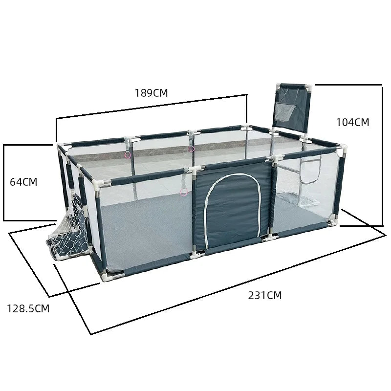 Playpens Baby Pull Rings Indoor Baby Playground Kids - lifestyle in-use